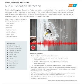 Audio Exception Detection in Daytona Beach,  FL